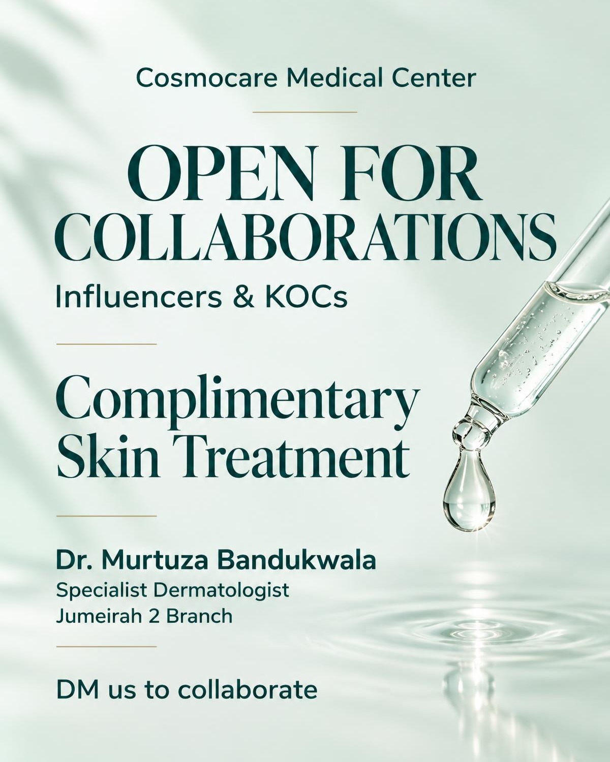 cosmocare collaboration invitation