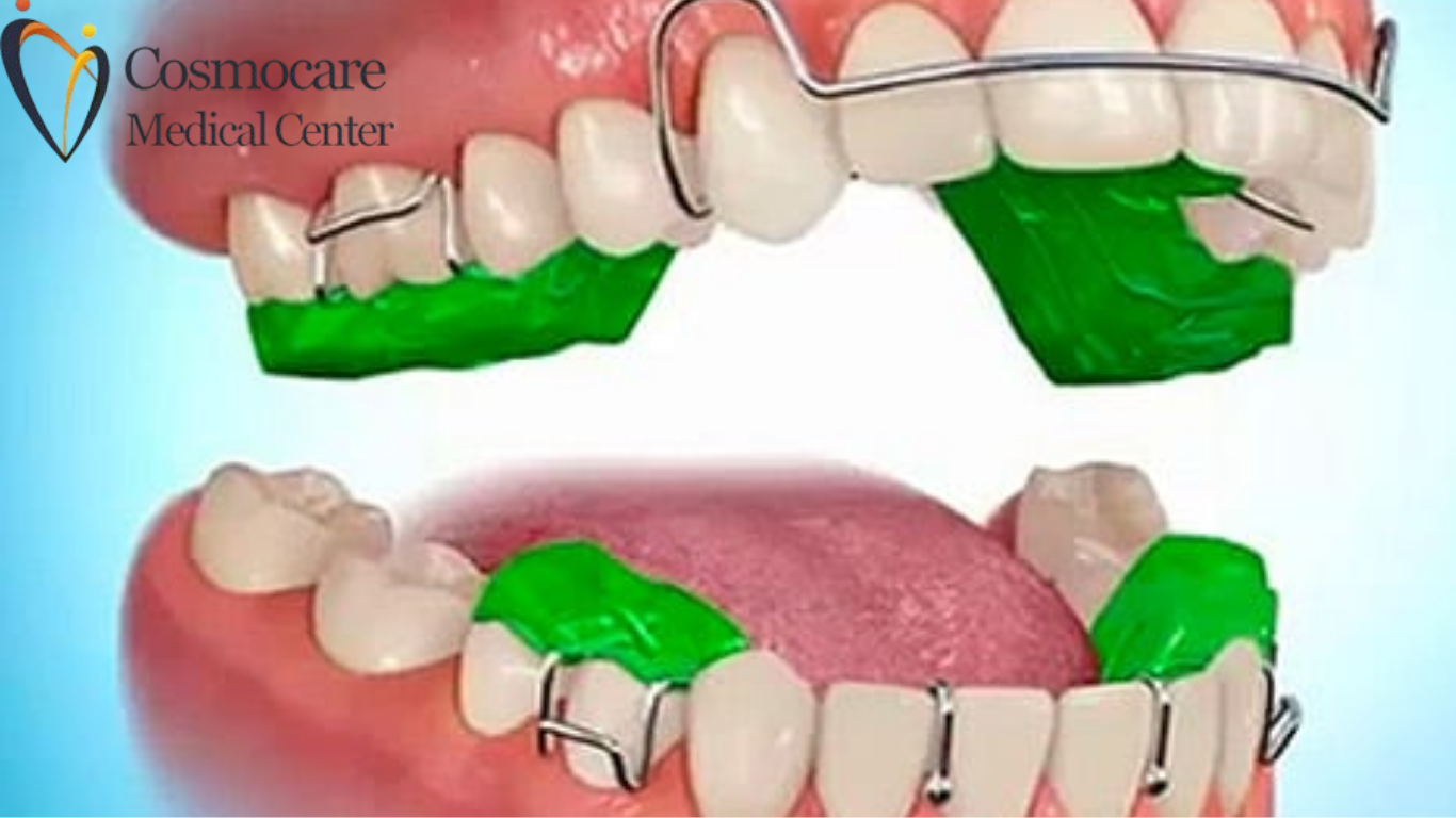 Twin Block Appliance Treatment in Dubai by Cosmocare Medical Center