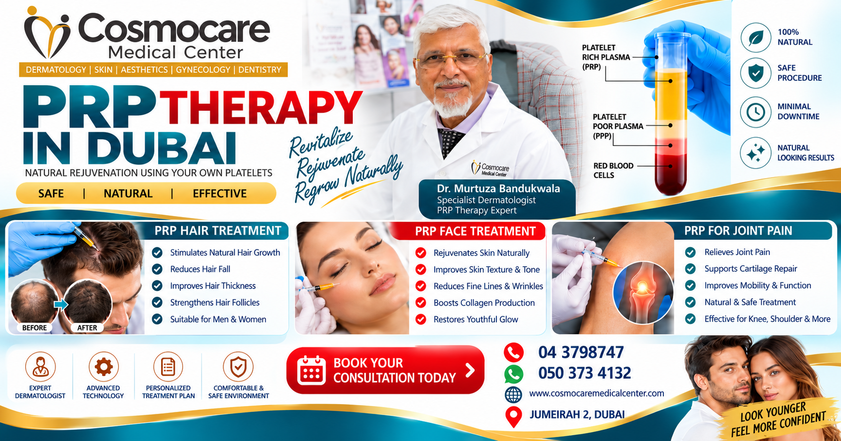 cosmocare prp treatment in dubai